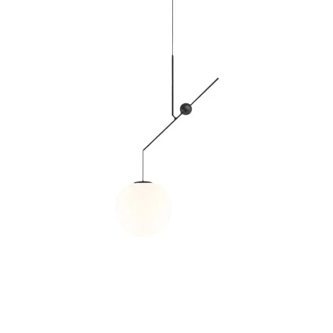 Luceplan Malamata 48 black suspension lamp