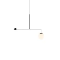 Luceplan Malamata 22 black suspension lamp