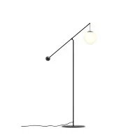 Luceplan Malamata lampada da terra nera