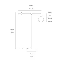 copy of Luceplan Malamata 22 black suspension lamp
