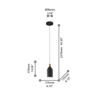Ideal Lux Triade sp1 lampada a sospensione