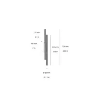 Wever & Ducrè Trace Slim lampada da parete led Wever & Ducrè Trace Slim lampada da parete led