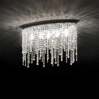 Ideal Lux Rain crystal ceiling lamp