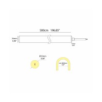 Beneito Faure Fine Ø25 flexible LED tube 24V