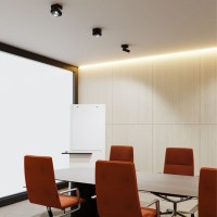 Beneito Faure Rubyc Faretto quadrato led orientabile