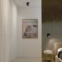 Beneito Faure Rubyc Faretto quadrato led orientabile