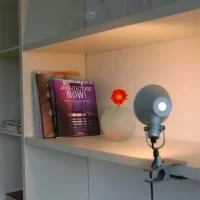 Artemide Tolomeo Micro Pinza led alluminio lampada