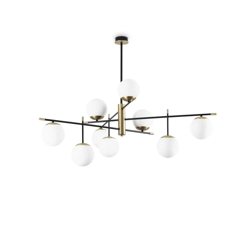 Ideal Lux Gourmet lampada da soffitto in vetro soffiato Ideal Lux Gourmet lampada da soffitto in vetro soffiato