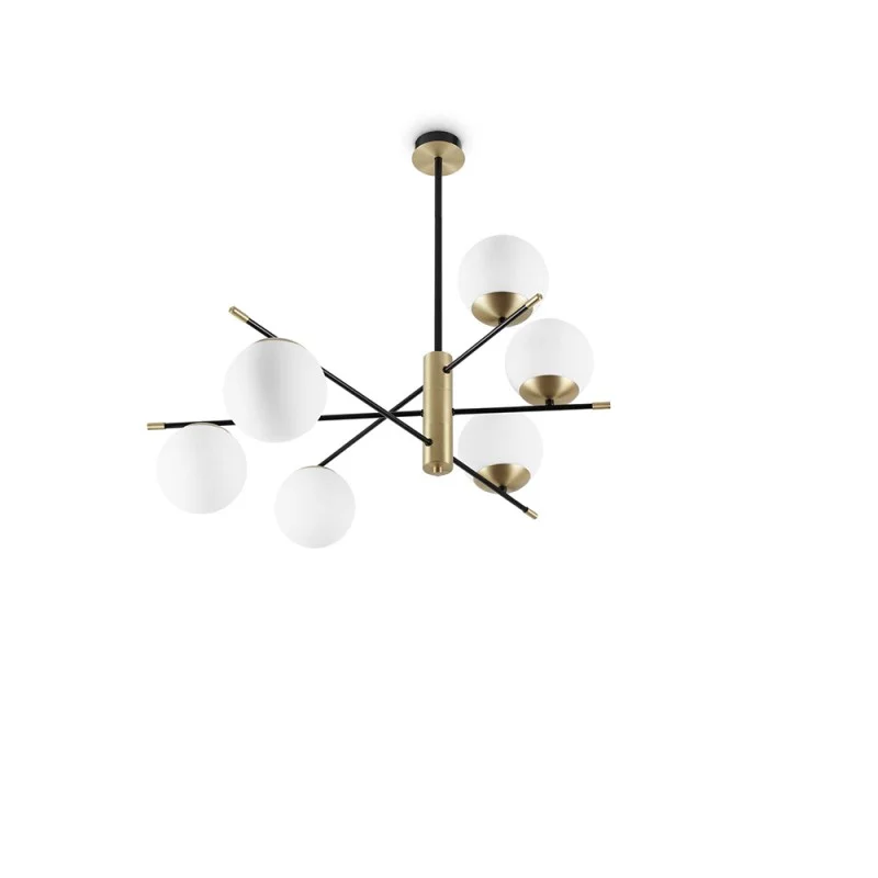 Ideal Lux Gourmet lampada da soffitto in vetro soffiato Ideal Lux Gourmet lampada da soffitto in vetro soffiato