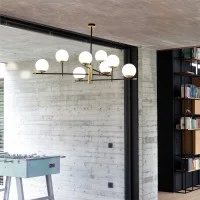 Ideal Lux Gourmet lampada da soffitto in vetro soffiato