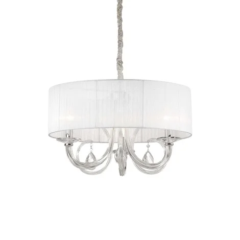Ideal Lux Swan ceiling lamp in blown glass