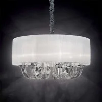 Ideal Lux Swan ceiling lamp in blown glass