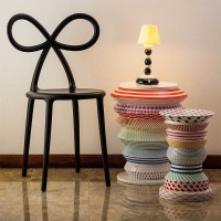 Qeeboo Ribbon Chair sedia decorativa