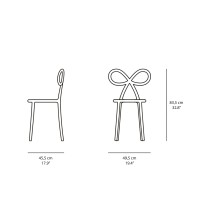 Qeeboo Ribbon Chair sedia decorativa