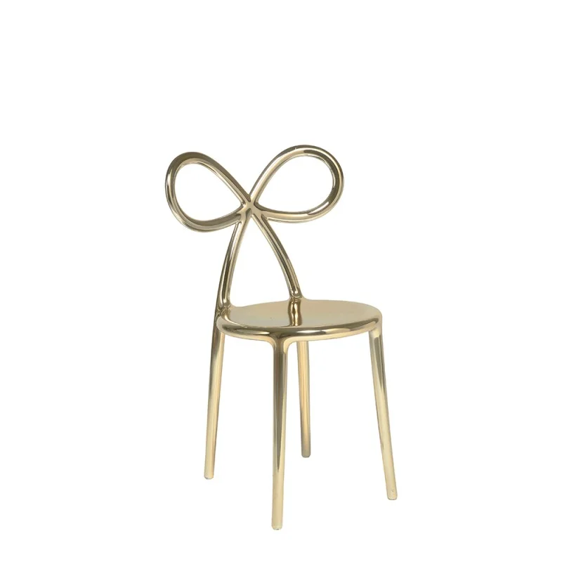 Qeeboo Ribbon Chair Metal sedia decorativa Qeeboo Ribbon Chair Metal sedia decorativa