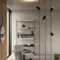 Lodes Cima Suspension Floor Lamp Adjustable Led by Marco Dessì LODES - 15