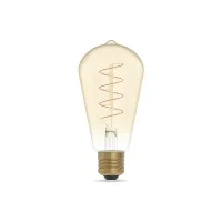 Daylight Carbon spiral ST64 lampadina led E27 4W dimmerabile