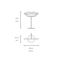 Masiero Visio M4 lampada da tavolo led Masiero Visio M4 lampada da tavolo led