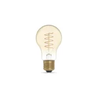 Daylight Carbon spiral A60 LED bulb E27 4W dimmable