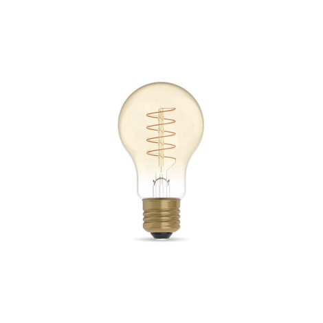 Daylight Carbon spiral A60 lampadina led E27 4W dimmerabile