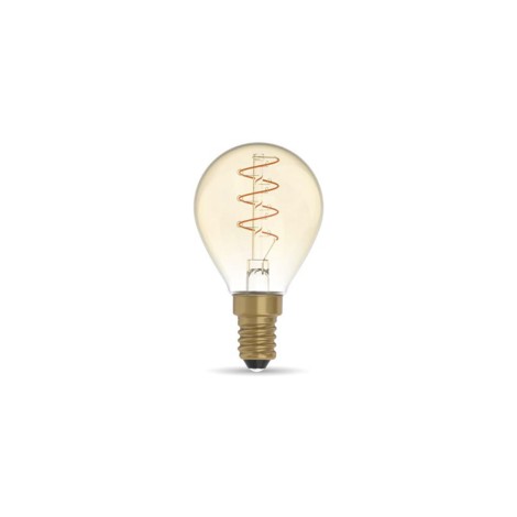 Daylight Carbon spiral G45 lampadina led E14 2.5W dimmerabile