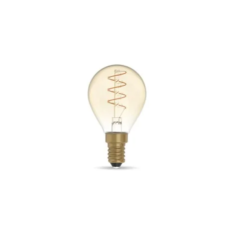 Daylight Carbon spiral G45 lampadina led E14 2.5W dimmerabile