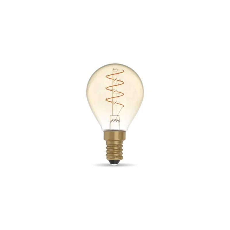 Daylight Carbon spiral G45 lampadina led E14 2.5W dimmerabile