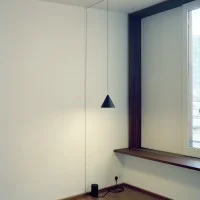 Flos String Light Cone and floor switch white