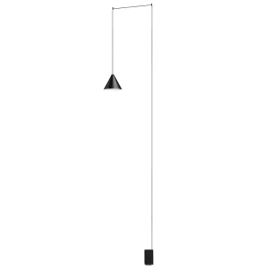 Flos String Light Cone and floor switch black
