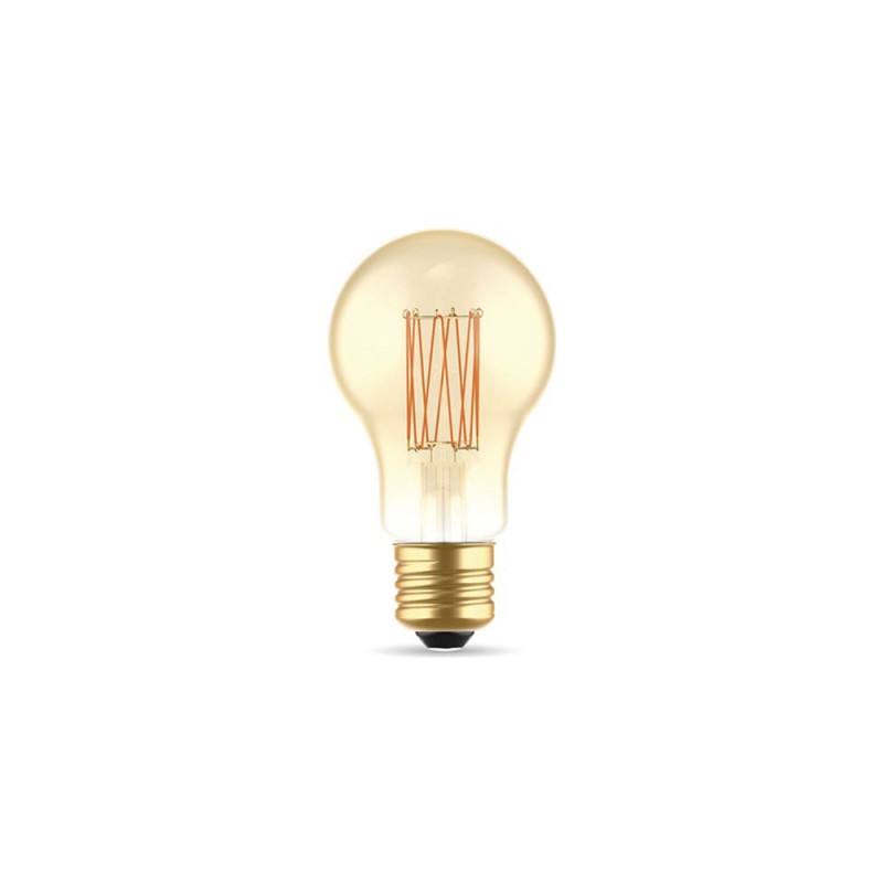 Daylight Carbon cross spiral A60 lampadina led E27 7W dimmerabile Daylight Carbon cross spiral A60 lampadina led E27 7W dimmerabile