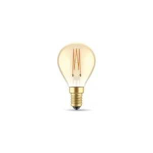 Daylight Carbon cross spiral G45 lampadina led E14 3.5W dimmerabile