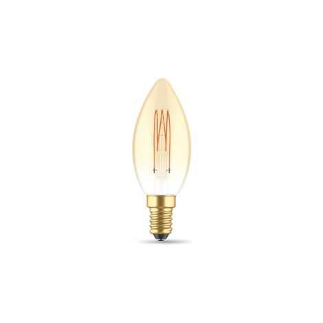 Daylight Carbon spiral C35 LED bulb E14 3.5W dimmable