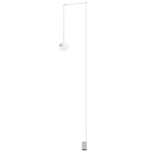 Flos String Light Sphere and floor switch white