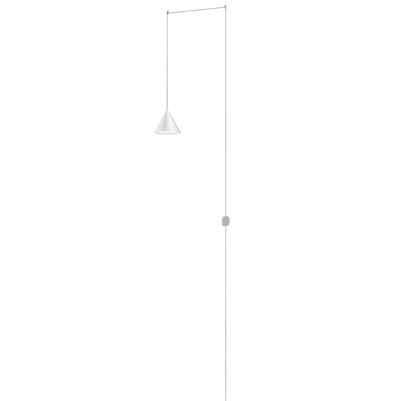 Flos String Light Cone and rose white Flos String Light Cone and rose white
