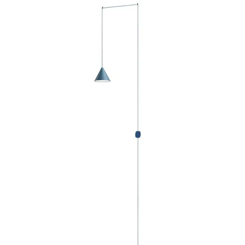 Flos String Light Cone and rose blue Flos String Light Cone and rose blue