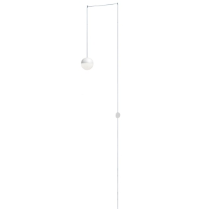 Flos String Light Sphere and rose white