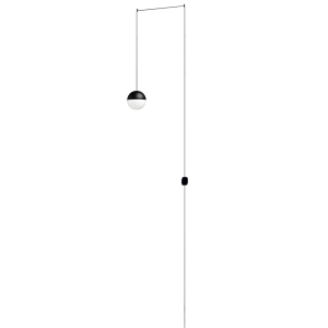 Flos String Light Sphere and rose black