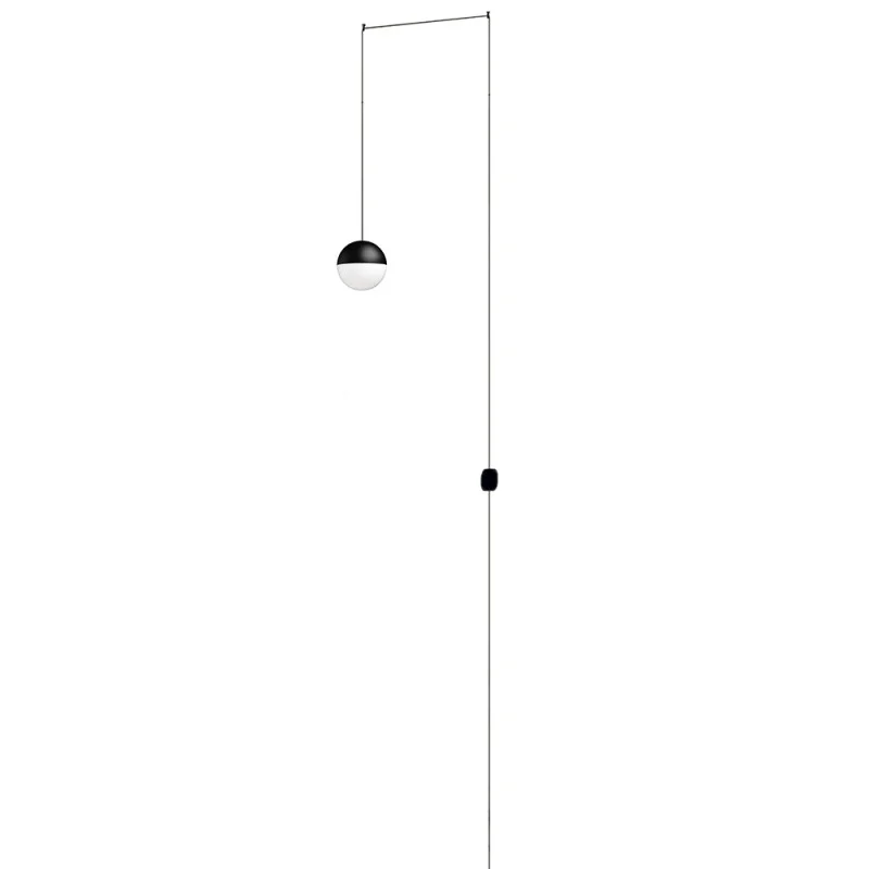 Flos String Light Sphere and rose black Flos String Light Sphere and rose black