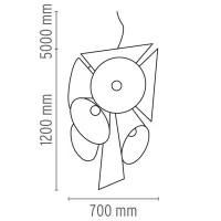 Flos Nebula Vetro soffiato Bianco Lampada a Sospensione