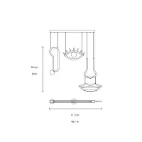 Masiero Visio S1/2 led suspension lamp