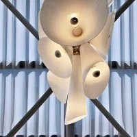 Flos Nebula Vetro soffiato Bianco Lampada a Sospensione