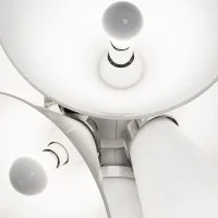 Flos Nebula White Blown Glass Suspension Lamp Chandelier by