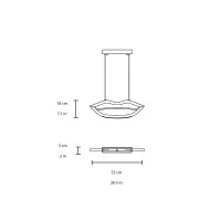 Masiero Visio led suspension lamp
