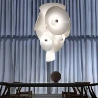 Flos Nebula Vetro soffiato Bianco Lampada a Sospensione