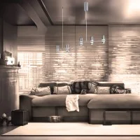 Vivida Kingfort 3-2 led suspension lamp