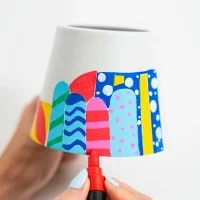 Zafferano customizable lampshade for Poldina
