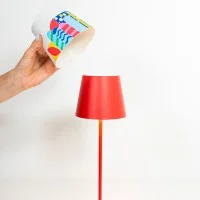Zafferano customizable lampshade for Poldina