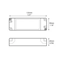 Constant current driver 100-450mA 10W dimmable 5in1