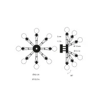 Lumina Matrix Otto wall ceiling lamp