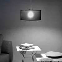 Lumina Moove lampada a sospensione nera